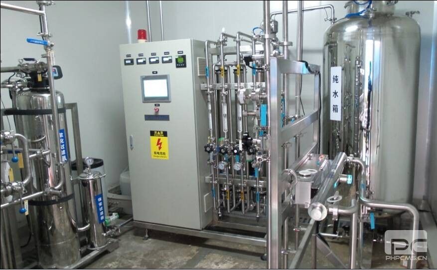 GMP0.25噸/小時純化水制備系統